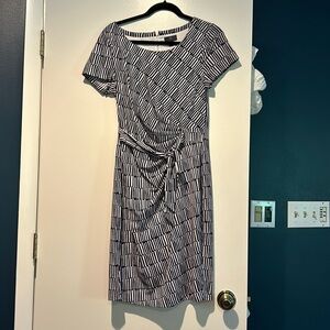 NYDJ faux side tie dress